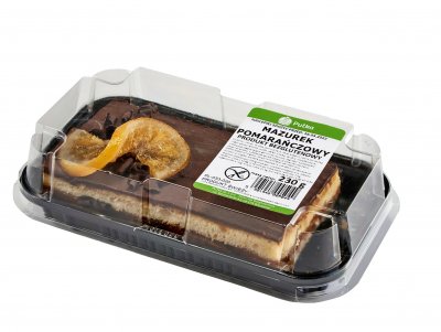 BEZGLUTENOWY Mazurek Pomarańczowy 250 g